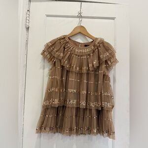 Adidas Tan Sequin Dress